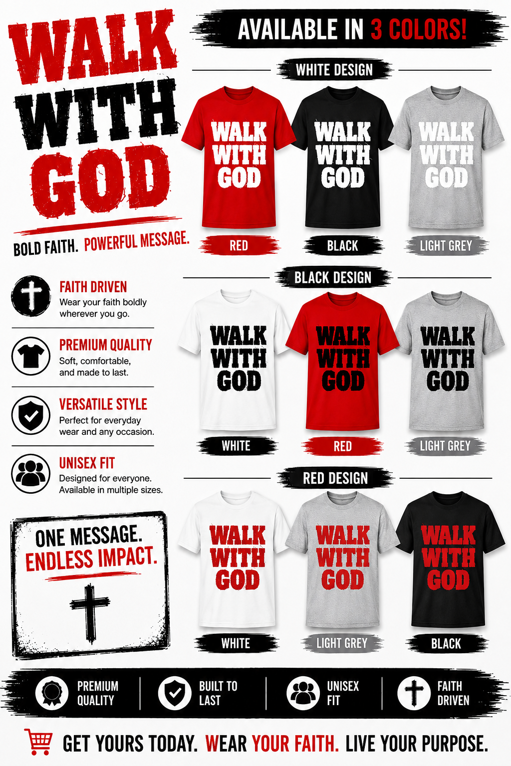 Walk With God T-Shirt
