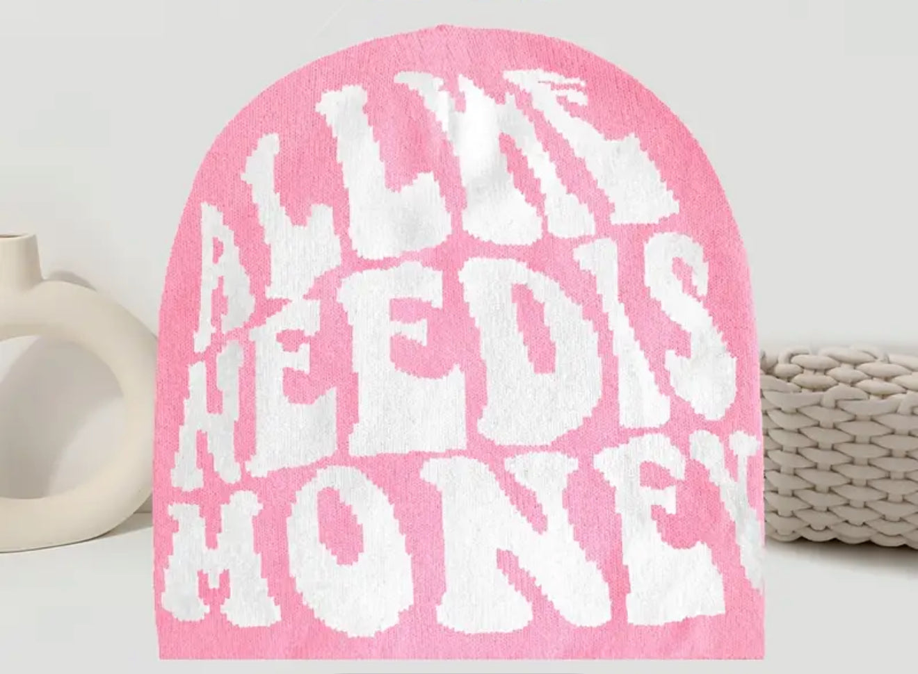 All we need is money beanie
