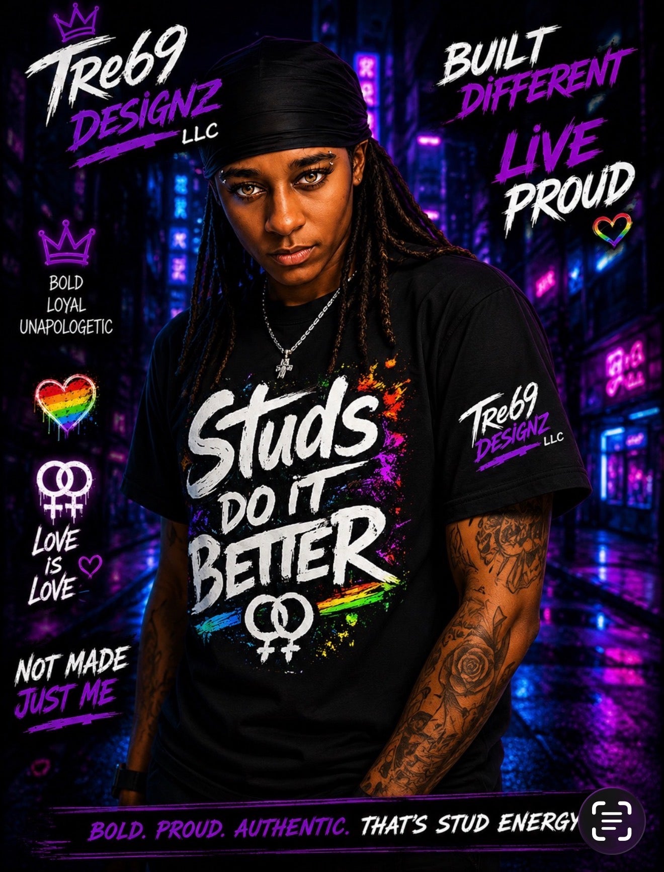 Studs Do It Better Graphic T-shirt