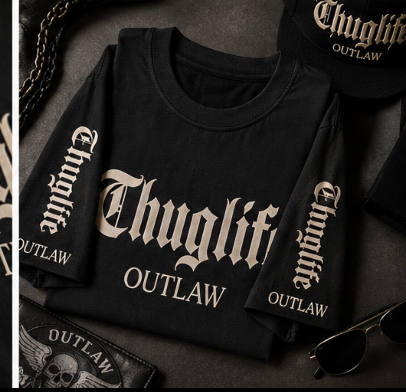Thuglife graphic t shirt
