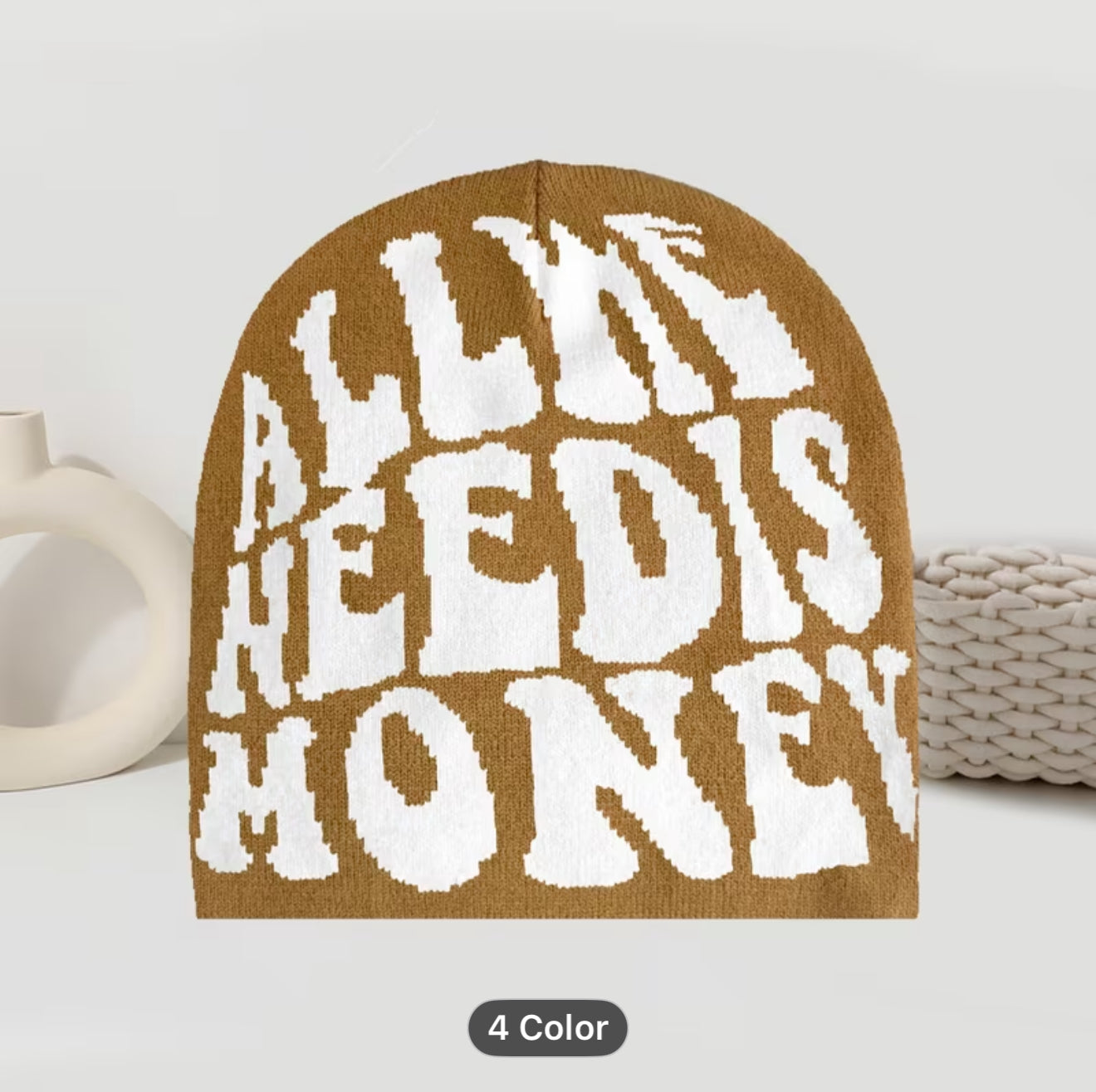 All we need is money beanie