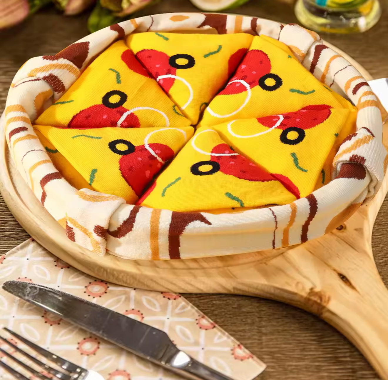Pizza socks
