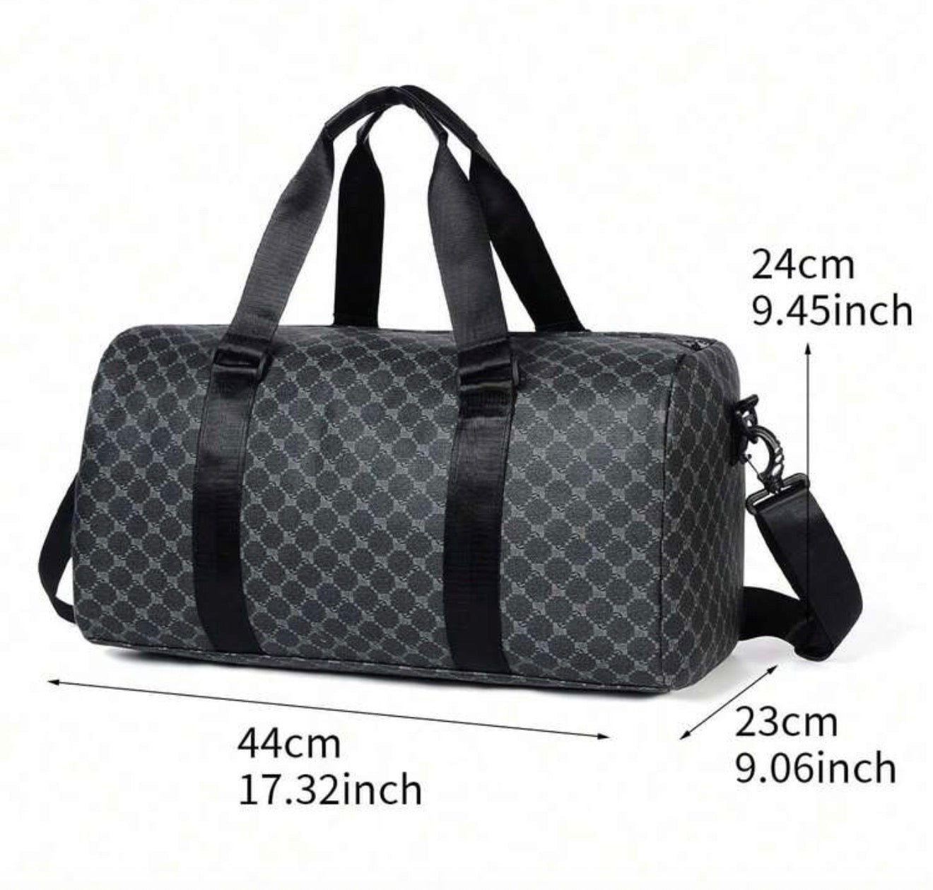 Shark Print Duffel Bag