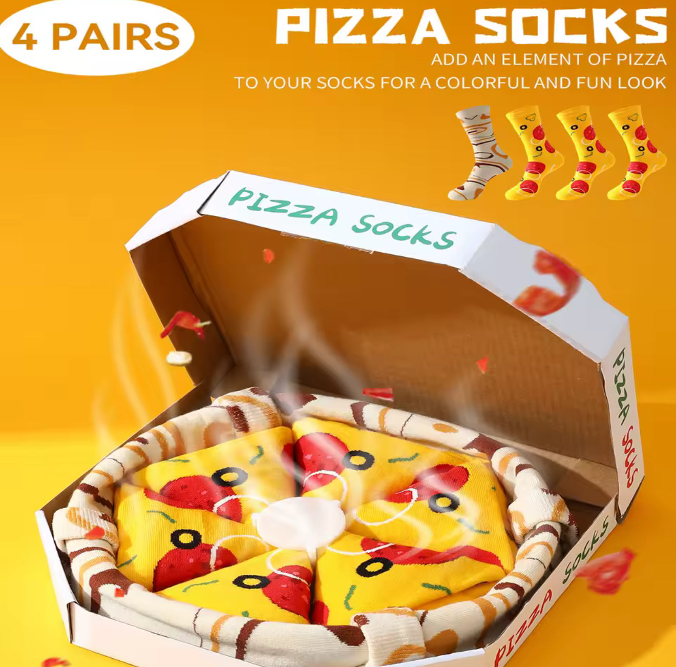 Pizza socks
