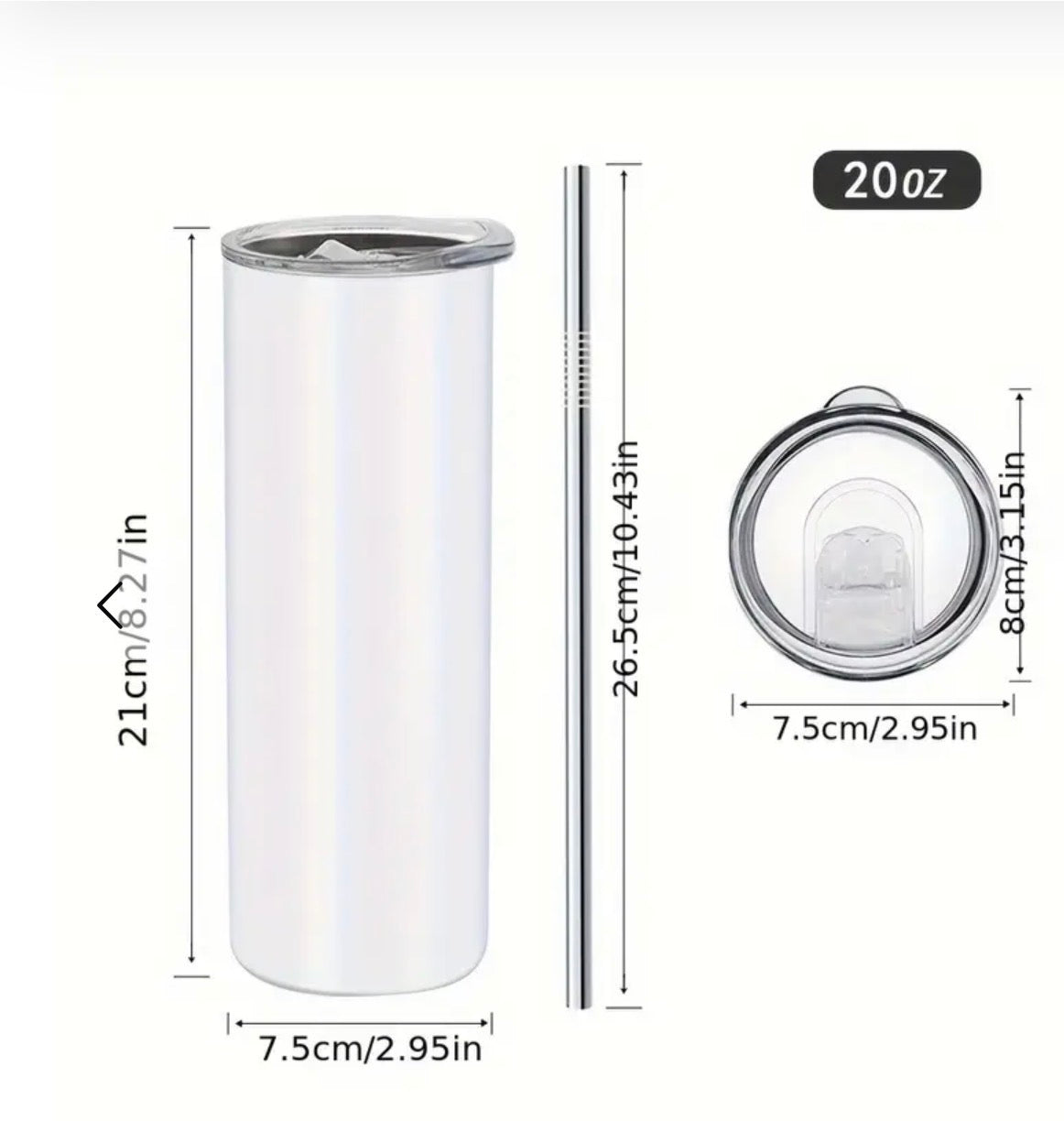 Customized 20oz tumblers