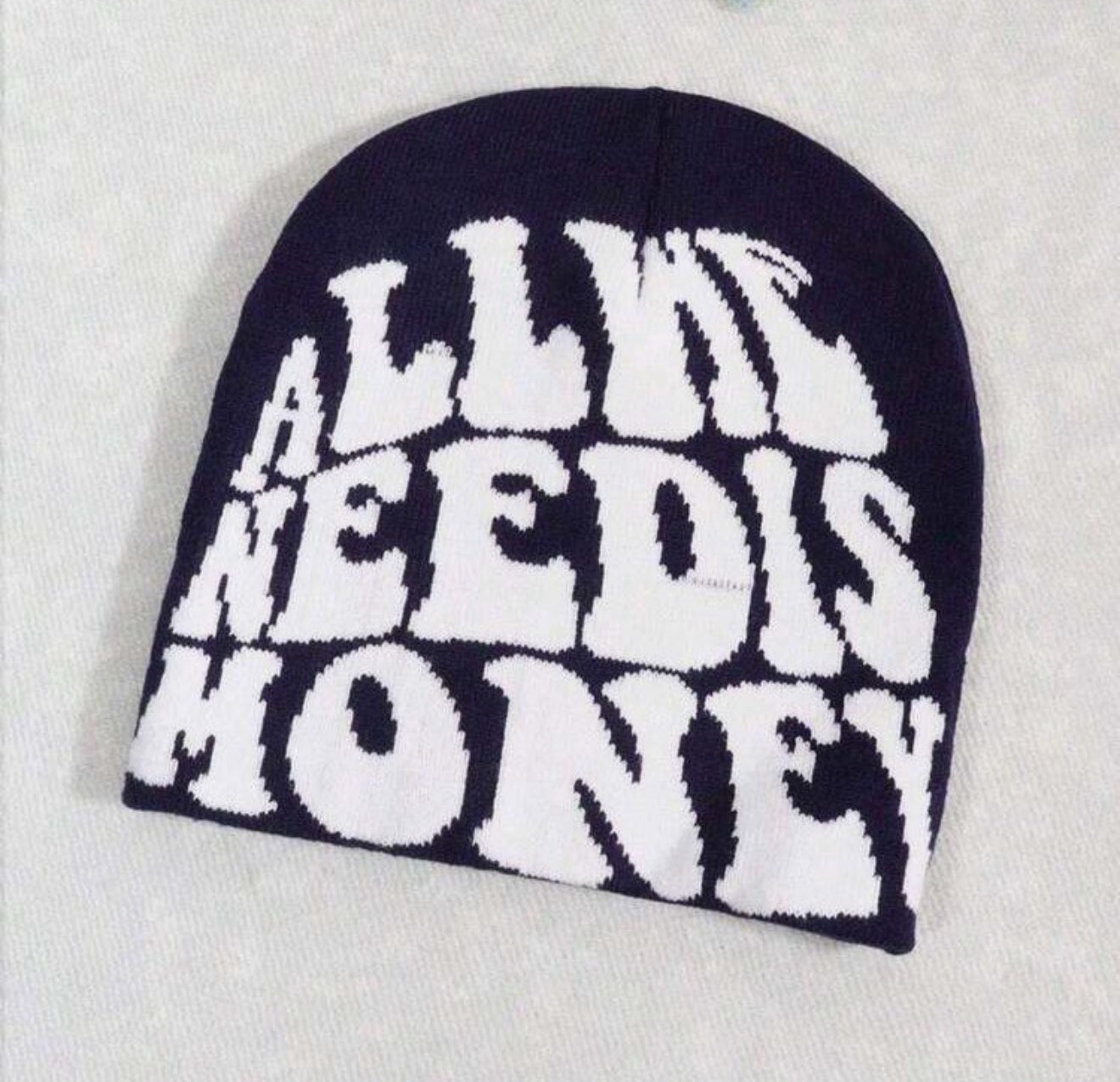 All we need is money beanie