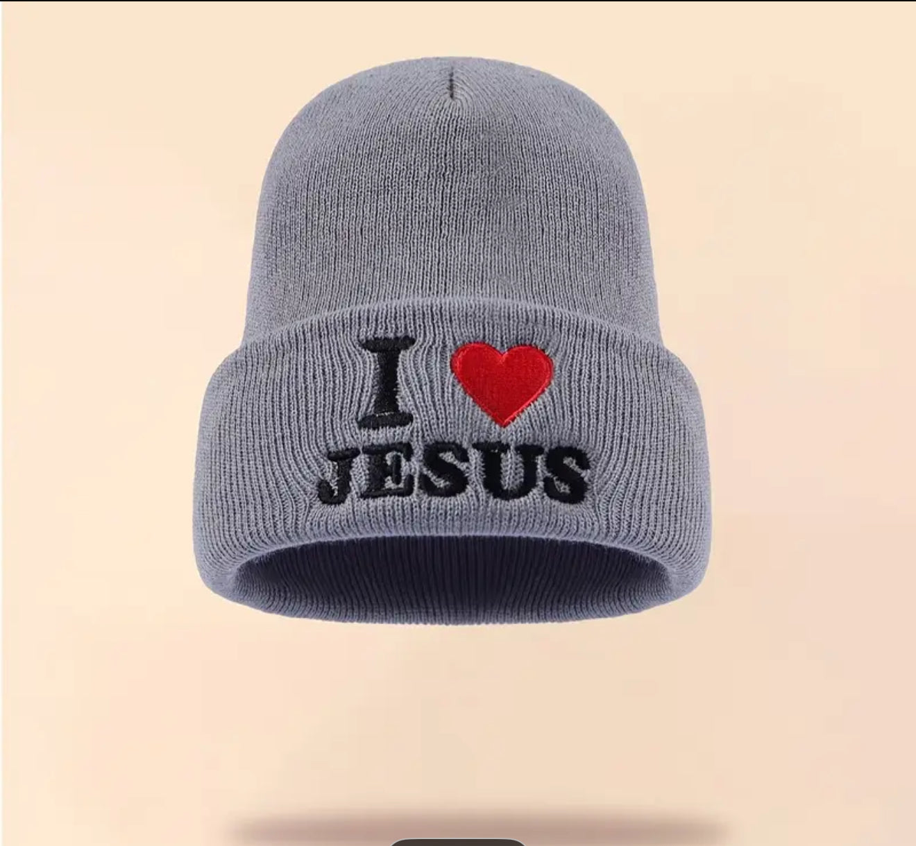 I Love Jesus Beanie