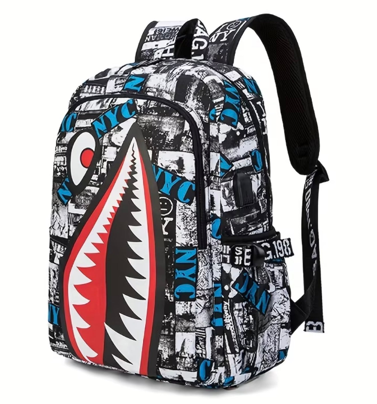 Fashionable Shark Teeth backpack