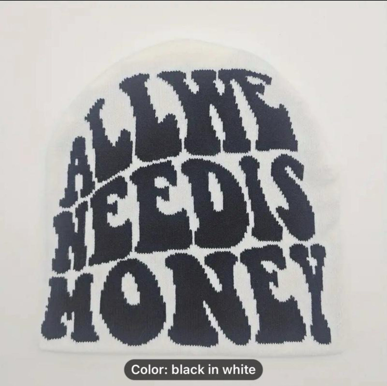 All we need is money beanie