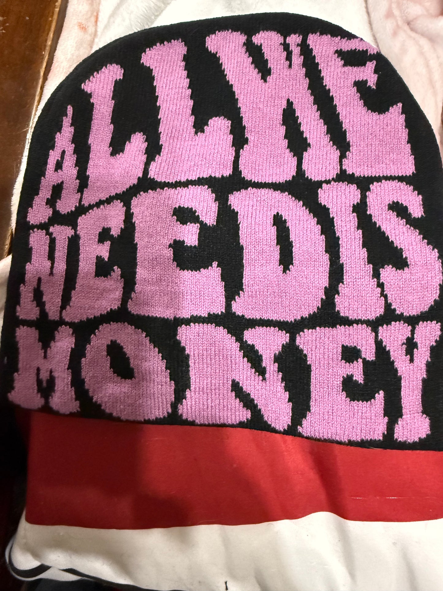 All we need is money beanie