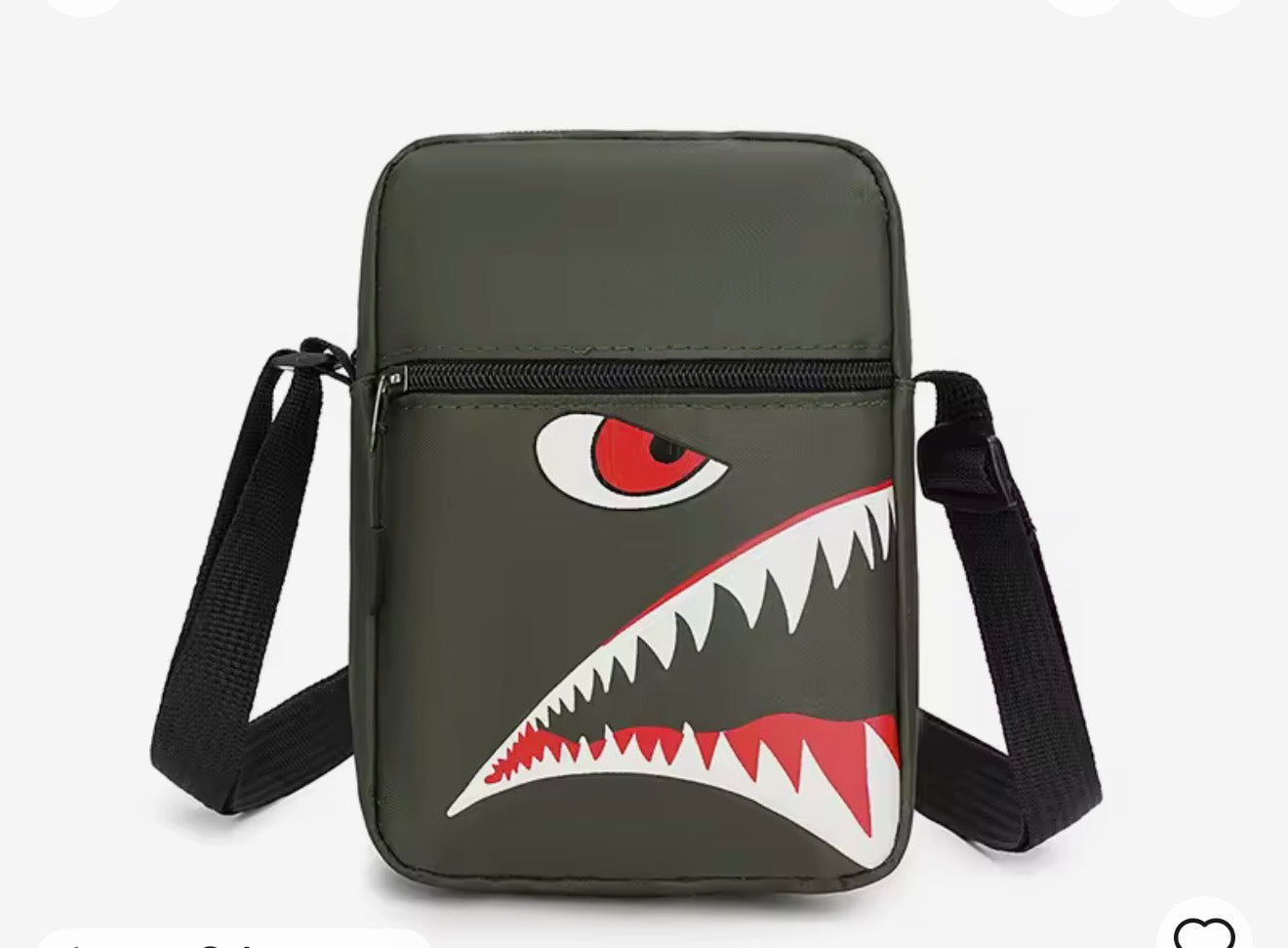 Shark Mouth Crossbody Shoulder Bag
