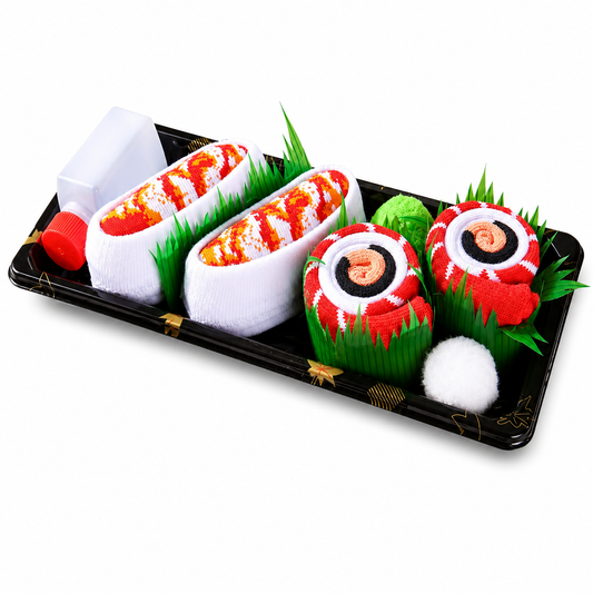 2 pair sushi socks