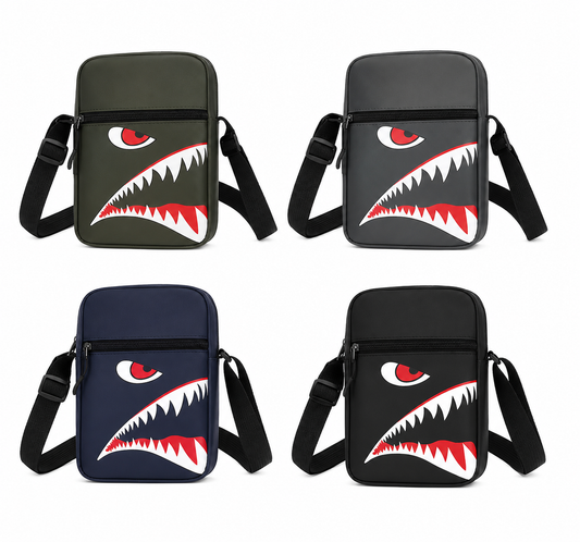 Shark Mouth Crossbody Shoulder Bag