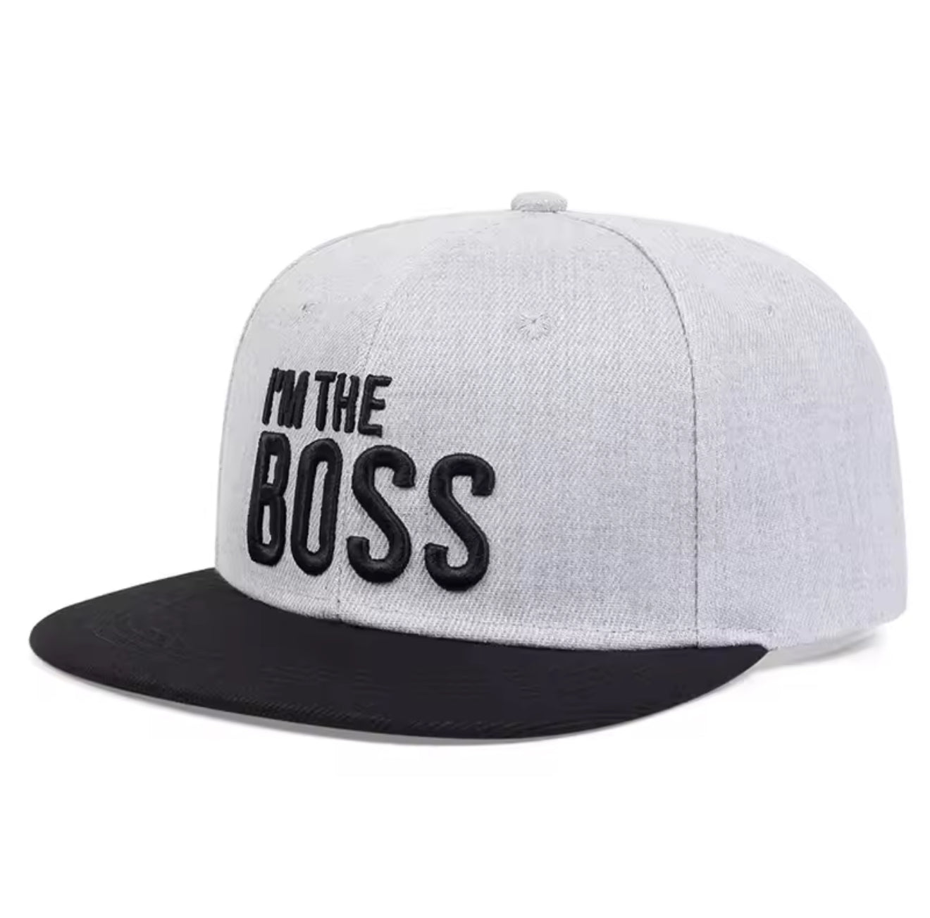 I'M THE BOSS Letter Embroidery HipHop Cap