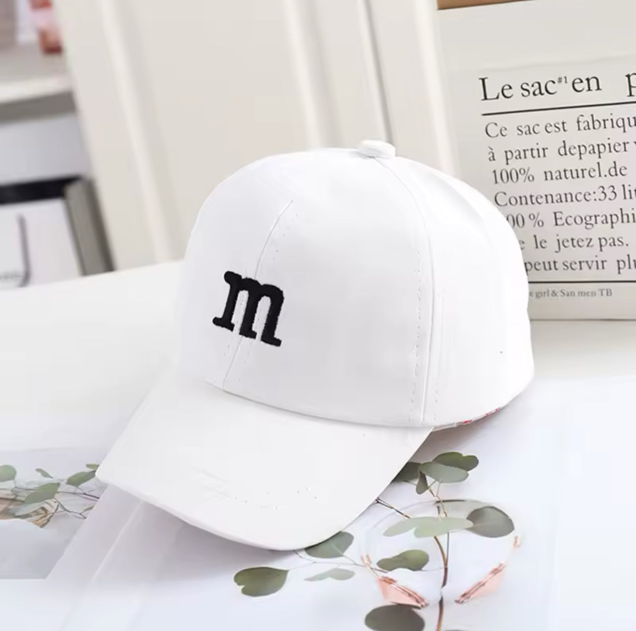 Solid Color Letter Baby Baseball Cap