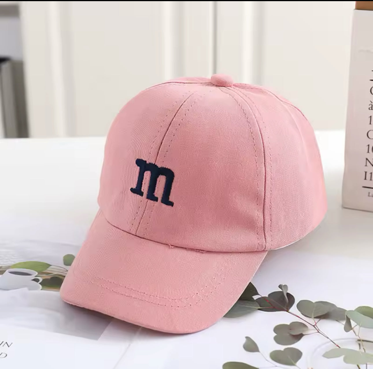 Solid Color Letter Baby Baseball Cap