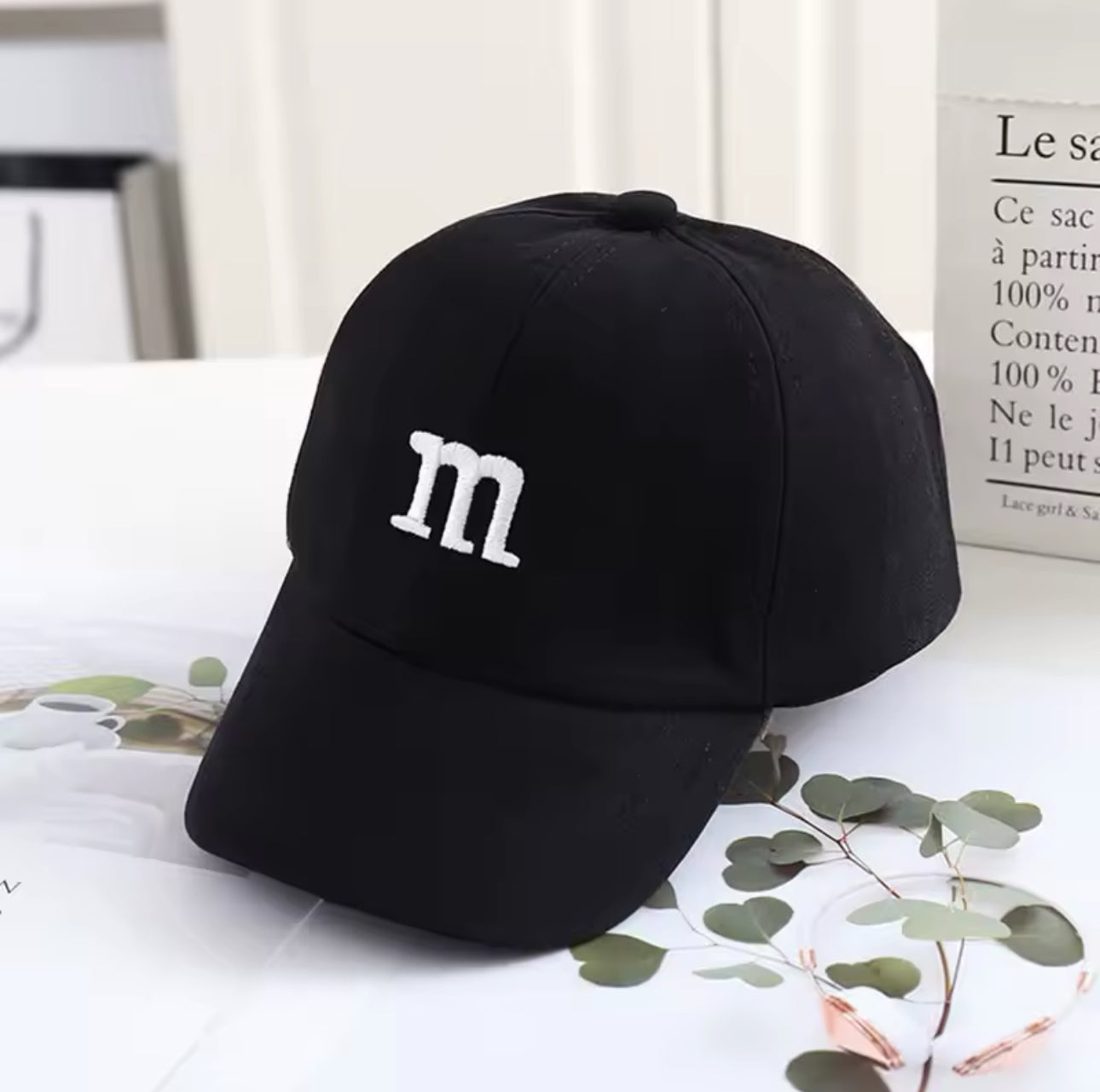 Solid Color Letter Baby Baseball Cap