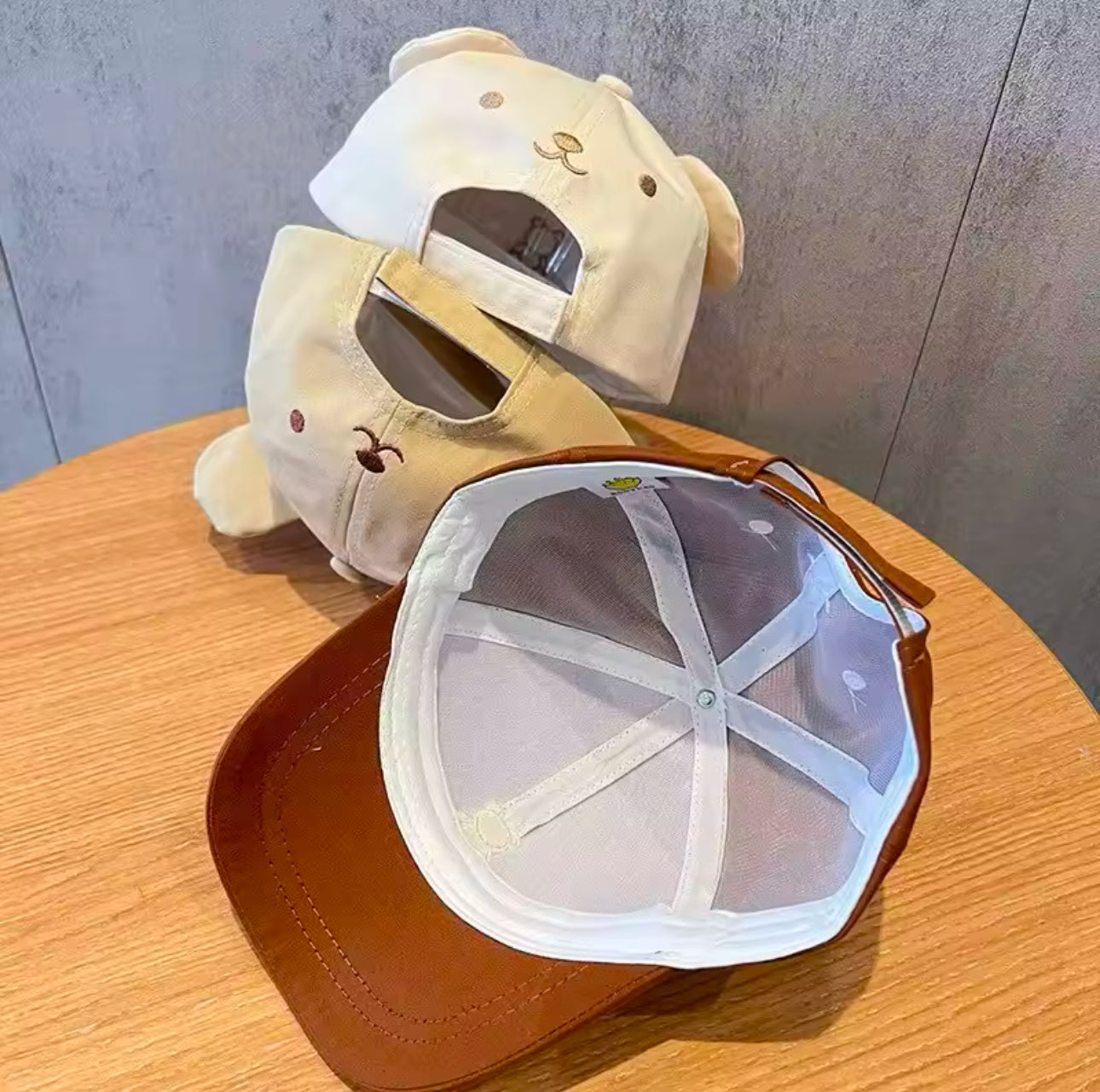 Cartoon Bear Baby Baseball Cap